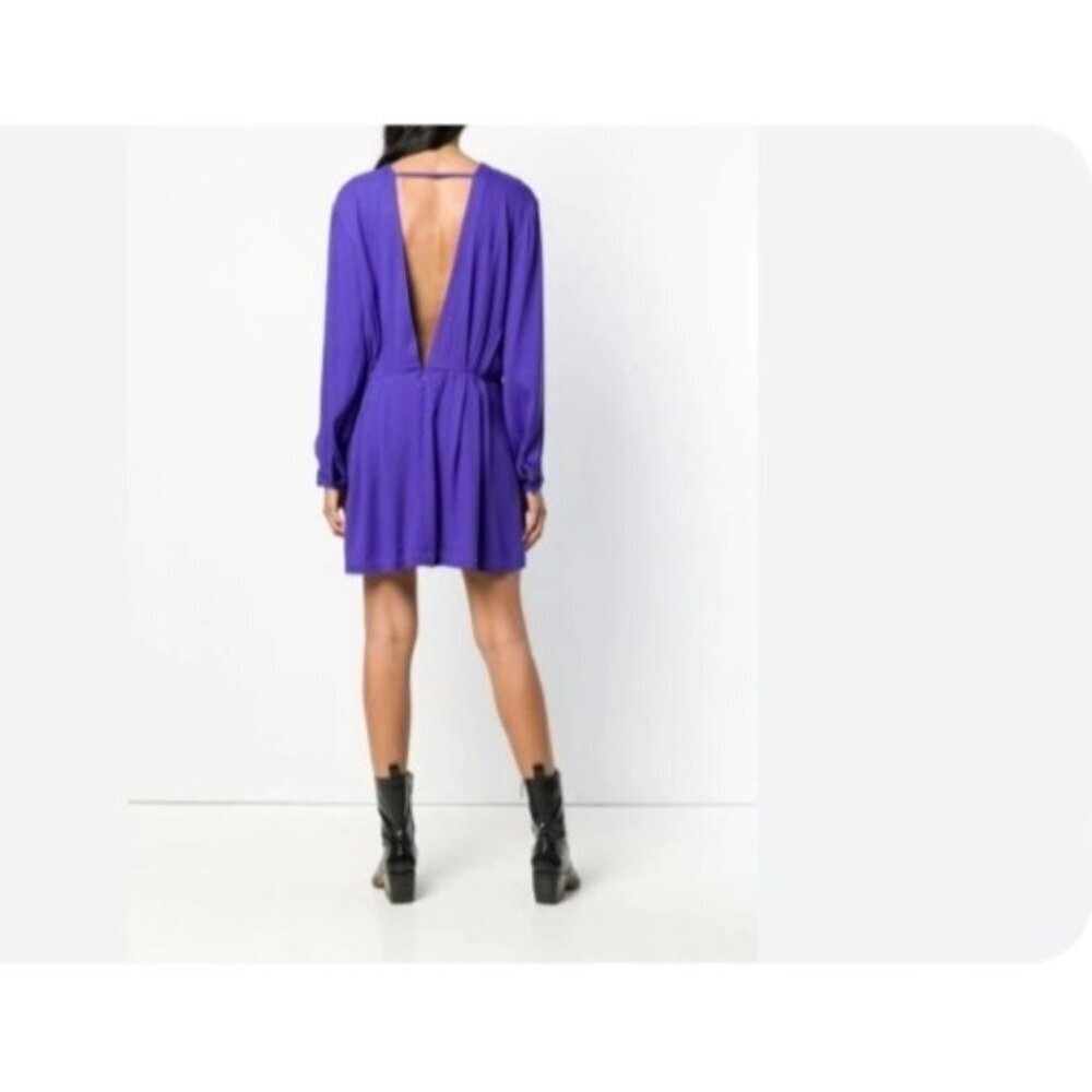 Womens‎ Iro Paris Dress Purple Blue 2